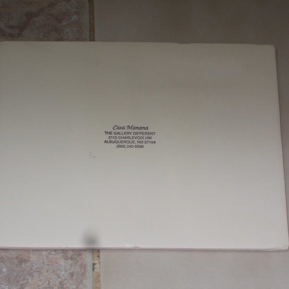 Multicolor cactus print, matted approximately 9 1/4"x7.5" - Picture 5 of 6